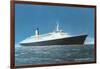 Queen Elizabeth II, Ocean Liner-null-Framed Art Print