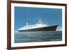 Queen Elizabeth II, Ocean Liner-null-Framed Premium Giclee Print