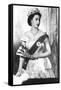 Queen Elizabeth II of England (Daughter of Georgevi) Here in 1952-null-Framed Stretched Canvas