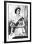 Queen Elizabeth II of England (Daughter of Georgevi) Here in 1952-null-Framed Photo