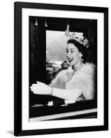 Queen Elizabeth II of England, Late 1950s-null-Framed Photo