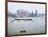 Queen Elizabeth II on the Hudson River-null-Framed Photographic Print