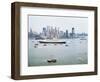 Queen Elizabeth II on the Hudson River-null-Framed Photographic Print