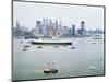 Queen Elizabeth II on the Hudson River-null-Mounted Photographic Print