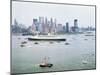Queen Elizabeth II on the Hudson River-null-Mounted Photographic Print