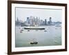 Queen Elizabeth II on the Hudson River-null-Framed Photographic Print