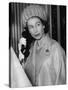 Queen Elizabeth II on the telephone-Associated Newspapers-Stretched Canvas