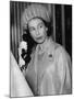 Queen Elizabeth II on the telephone-Associated Newspapers-Mounted Photo