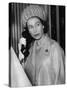 Queen Elizabeth II on the telephone-Associated Newspapers-Stretched Canvas