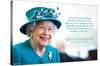 Queen Elizabeth II - Pledge-Trends International-Stretched Canvas