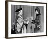 Queen Elizabeth II presents her mother with the degree of Honorary Doctorate of Music-Associated Newspapers-Framed Photo