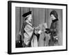 Queen Elizabeth II presents her mother with the degree of Honorary Doctorate of Music-Associated Newspapers-Framed Photo