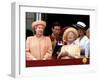 Queen Elizabeth II, Prince Charles and Princess Diana at Buckingham Palace-null-Framed Photographic Print