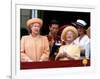 Queen Elizabeth II, Prince Charles and Princess Diana at Buckingham Palace-null-Framed Photographic Print