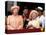 Queen Elizabeth II, Prince Charles and Princess Diana at Buckingham Palace-null-Stretched Canvas