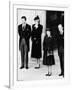 Queen Elizabeth II Prince Philip Princess Diana and Prince Charles at Duchess of Windsor Funeral-null-Framed Photographic Print