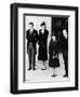 Queen Elizabeth II Prince Philip Princess Diana and Prince Charles at Duchess of Windsor Funeral-null-Framed Photographic Print