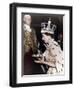 Queen Elizabeth II Returning to Buckingham Palace after Her Coronation, 1953-null-Framed Giclee Print