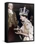 Queen Elizabeth II Returning to Buckingham Palace after Her Coronation, 1953-null-Framed Stretched Canvas