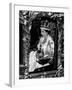 Queen Elizabeth II Riding Along in the Coronation Coach Wearing Crown and Carrying Orb-null-Framed Photographic Print
