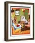 Queen Elizabeth Ii's First Christmas Tv Broadcast-John Keay-Framed Premium Giclee Print