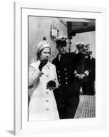 Queen Elizabeth II Visit Hms Norfolk July 1972 and is Shown Around by Prince Charles-null-Framed Photographic Print