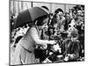 Queen Elizabeth II Visits Essex Receives Model of Prince Charles and Lady Diana For Their Wedding-null-Mounted Photographic Print