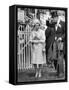 Queen Elizabeth II Walking the Course at Royal Ascot in June 1965-null-Framed Stretched Canvas