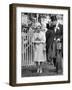 Queen Elizabeth II Walking the Course at Royal Ascot in June 1965-null-Framed Photographic Print