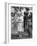 Queen Elizabeth II Walking the Course at Royal Ascot in June 1965-null-Framed Photographic Print