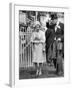 Queen Elizabeth II Walking the Course at Royal Ascot in June 1965-null-Framed Photographic Print