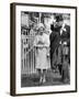 Queen Elizabeth II Walking the Course at Royal Ascot in June 1965-null-Framed Photographic Print