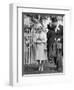 Queen Elizabeth II Walking the Course at Royal Ascot in June 1965-null-Framed Photographic Print