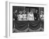 Queen Elizabeth II Wedding, family group on balcony-Associated Newspapers-Framed Photo