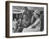 Queen Elizabeth II with Kwame Nkrumah During Her Visit to Ghana-Paul Schutzer-Framed Premium Photographic Print