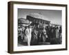 Queen Elizabeth Ii with Kwame Nkrumah During Her Visit to Ghana-null-Framed Photographic Print