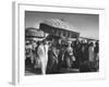 Queen Elizabeth Ii with Kwame Nkrumah During Her Visit to Ghana-null-Framed Photographic Print