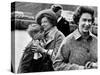 Queen Elizabeth II with Prince Edward During Their Summer Tour of Scotland-null-Stretched Canvas