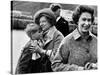 Queen Elizabeth II with Prince Edward During Their Summer Tour of Scotland-null-Stretched Canvas