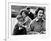 Queen Elizabeth II with Prince Edward During Their Summer Tour of Scotland-null-Framed Photographic Print