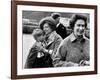 Queen Elizabeth II with Prince Edward During Their Summer Tour of Scotland-null-Framed Photographic Print