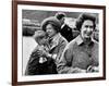 Queen Elizabeth II with Prince Edward During Their Summer Tour of Scotland-null-Framed Photographic Print