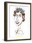 Queen Elizabeth II , young by Neale Osborne-Neale Osborne-Framed Giclee Print