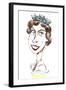 Queen Elizabeth II , young by Neale Osborne-Neale Osborne-Framed Giclee Print