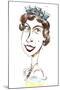 Queen Elizabeth II , young by Neale Osborne-Neale Osborne-Mounted Giclee Print