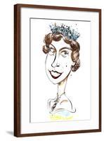 Queen Elizabeth II , young by Neale Osborne-Neale Osborne-Framed Giclee Print