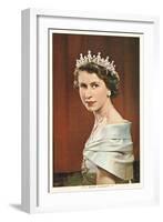 Queen Elizabeth II-null-Framed Art Print