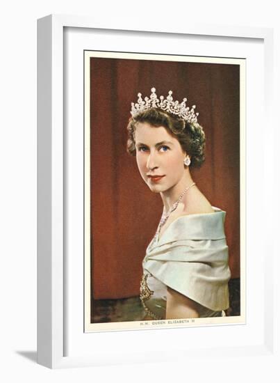 Queen Elizabeth II-null-Framed Art Print