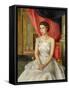 Queen Elizabeth II-Lydia de Burgh-Framed Stretched Canvas