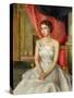 Queen Elizabeth II-Lydia de Burgh-Stretched Canvas